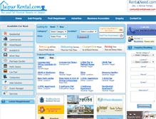 Tablet Screenshot of jaipurrental.com